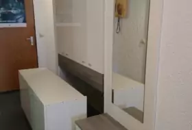 Schreinerei Ilin - Garderobe mit herausfahrbarem Unterteil (1)
